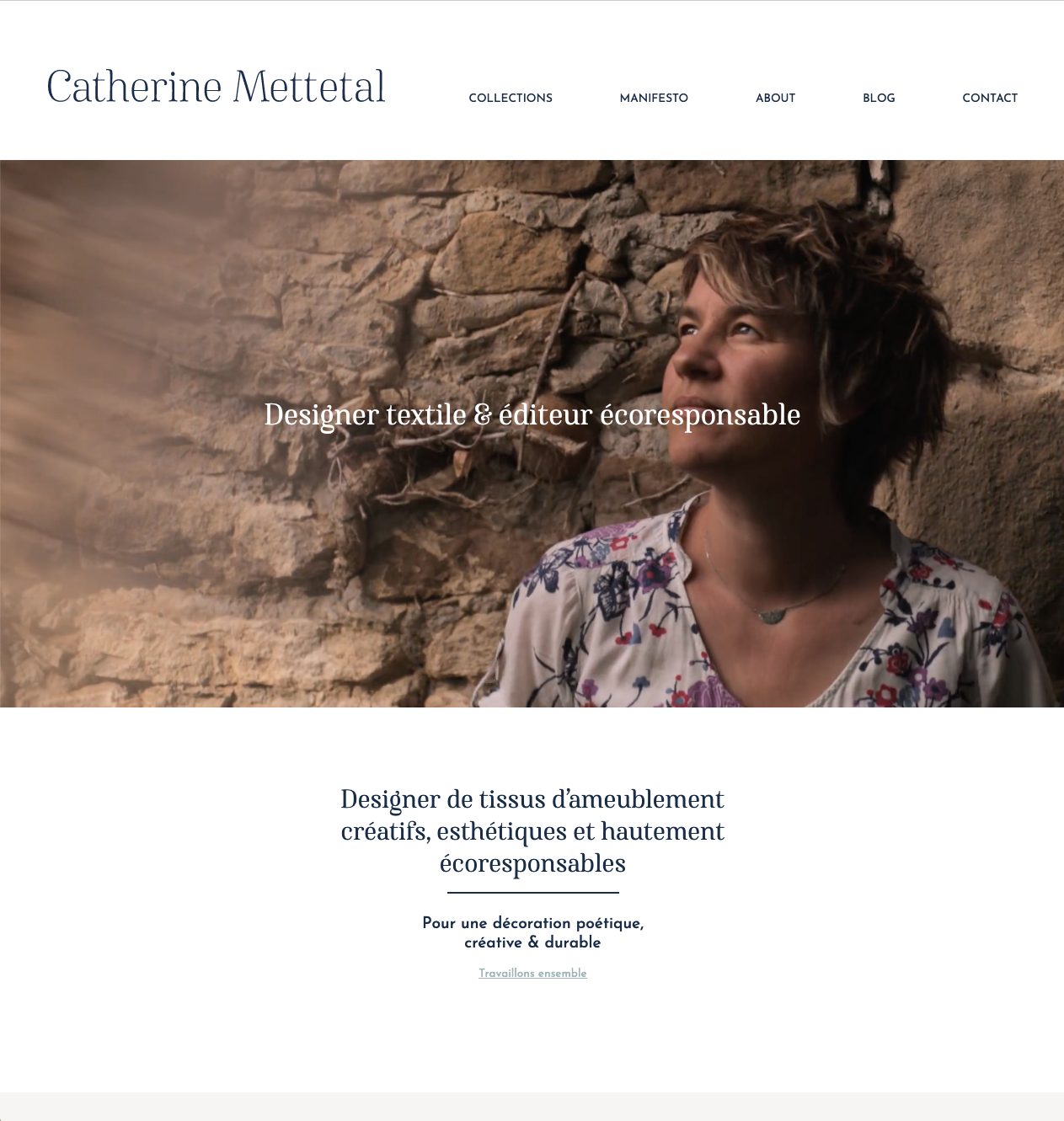 CatherineMettetal.fr, site de vente en ligne WordPress