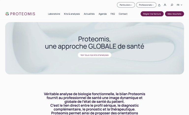 Proteomis, Migration Drupal vers WordPress